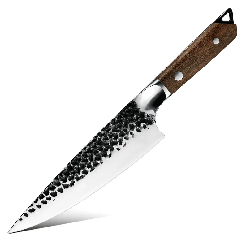 [FAMCHEF] Cuchillo de  Chef Forjado a Mano Set espartano