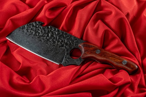 [CUCHBAR] Cuchillo Barbacoa Forjado a Mano Con destapador